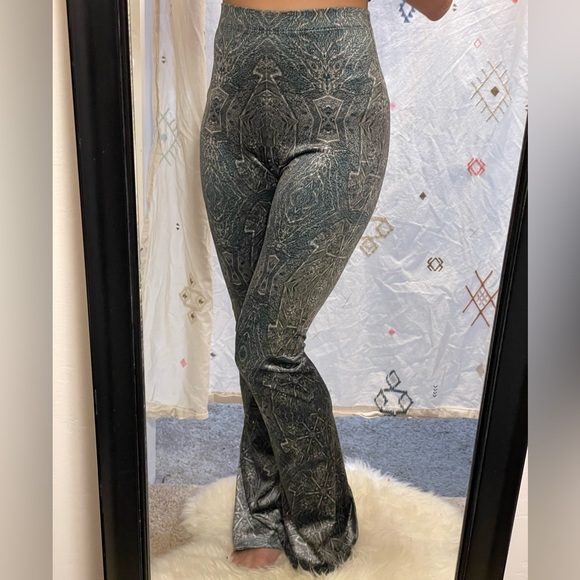 Pants - Liberated Heart Silver Bells velour